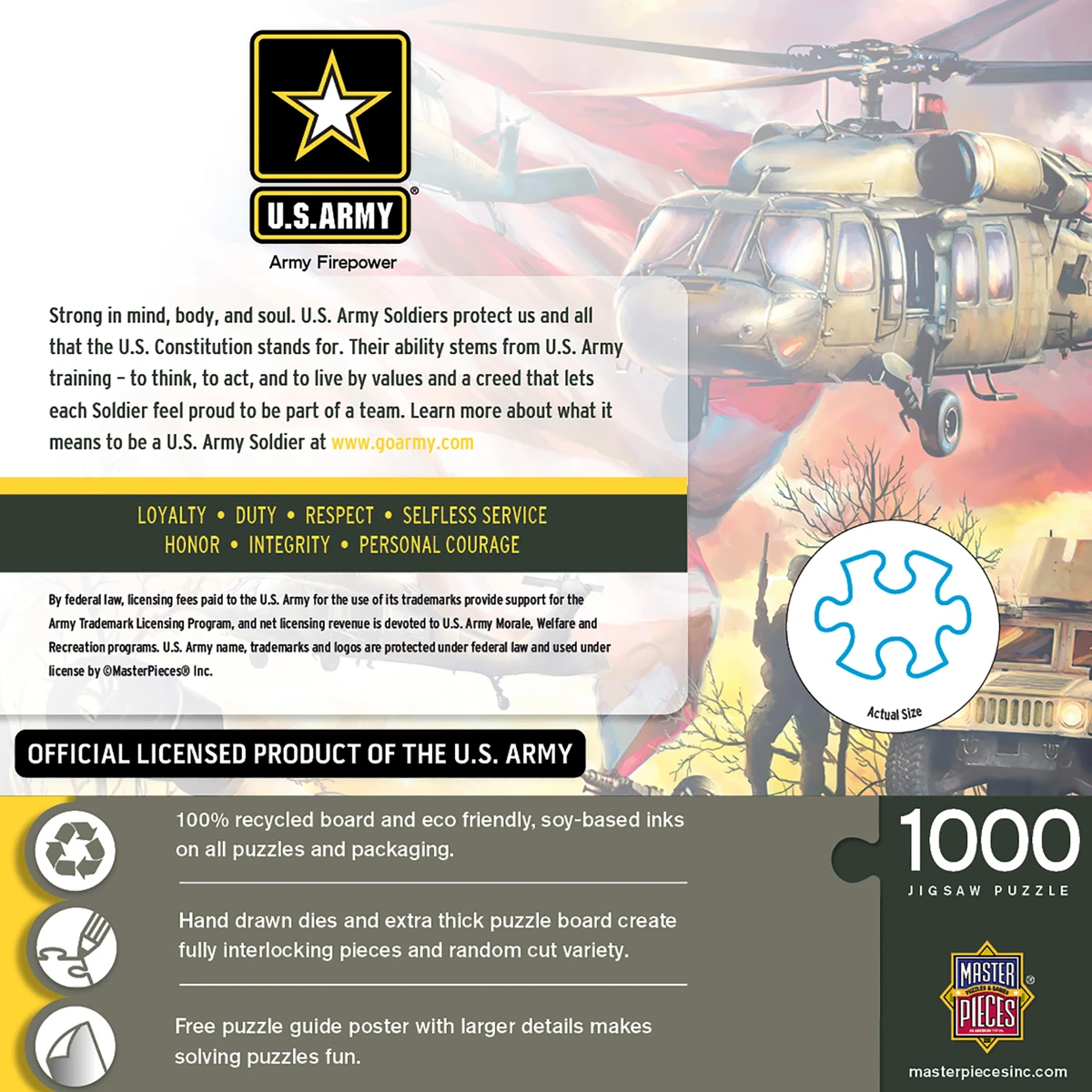 ジグソーパズル MasterPieces US Army Firepower Amazon.com: MasterPieces US Army Firepower 1000 Piece Jigsaw
