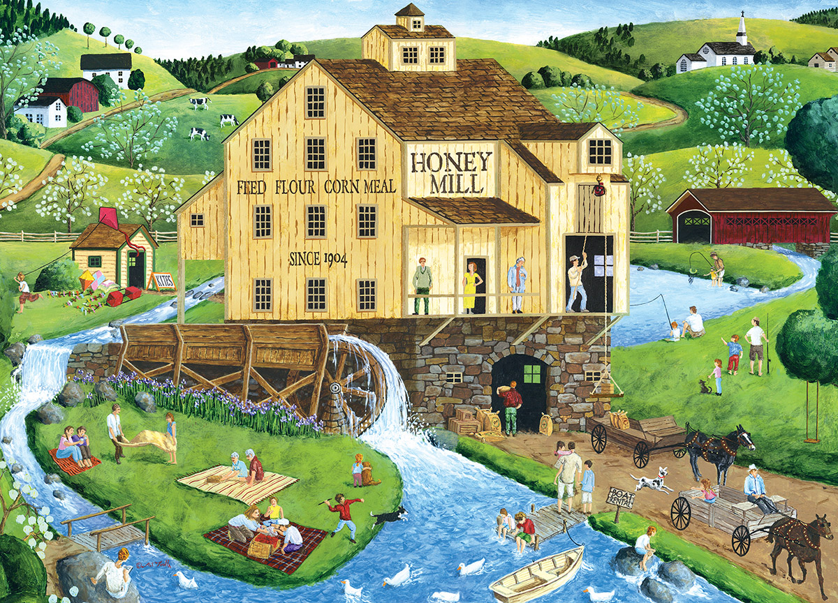 Honey Mill - Scratch and Dent Americana Jigsaw Puzzle