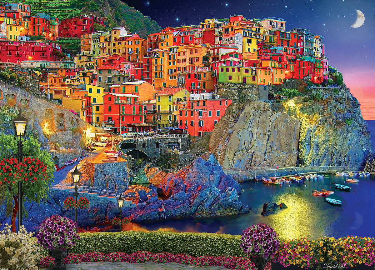 Evening Glow (Colorscapes) - Scratch and Dent Italy Jigsaw Puzzle