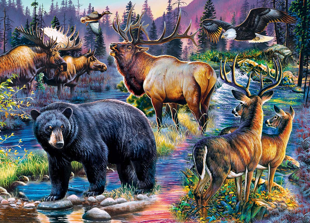 Black Hills Map National Parks Jigsaw Puzzle By MasterPieces