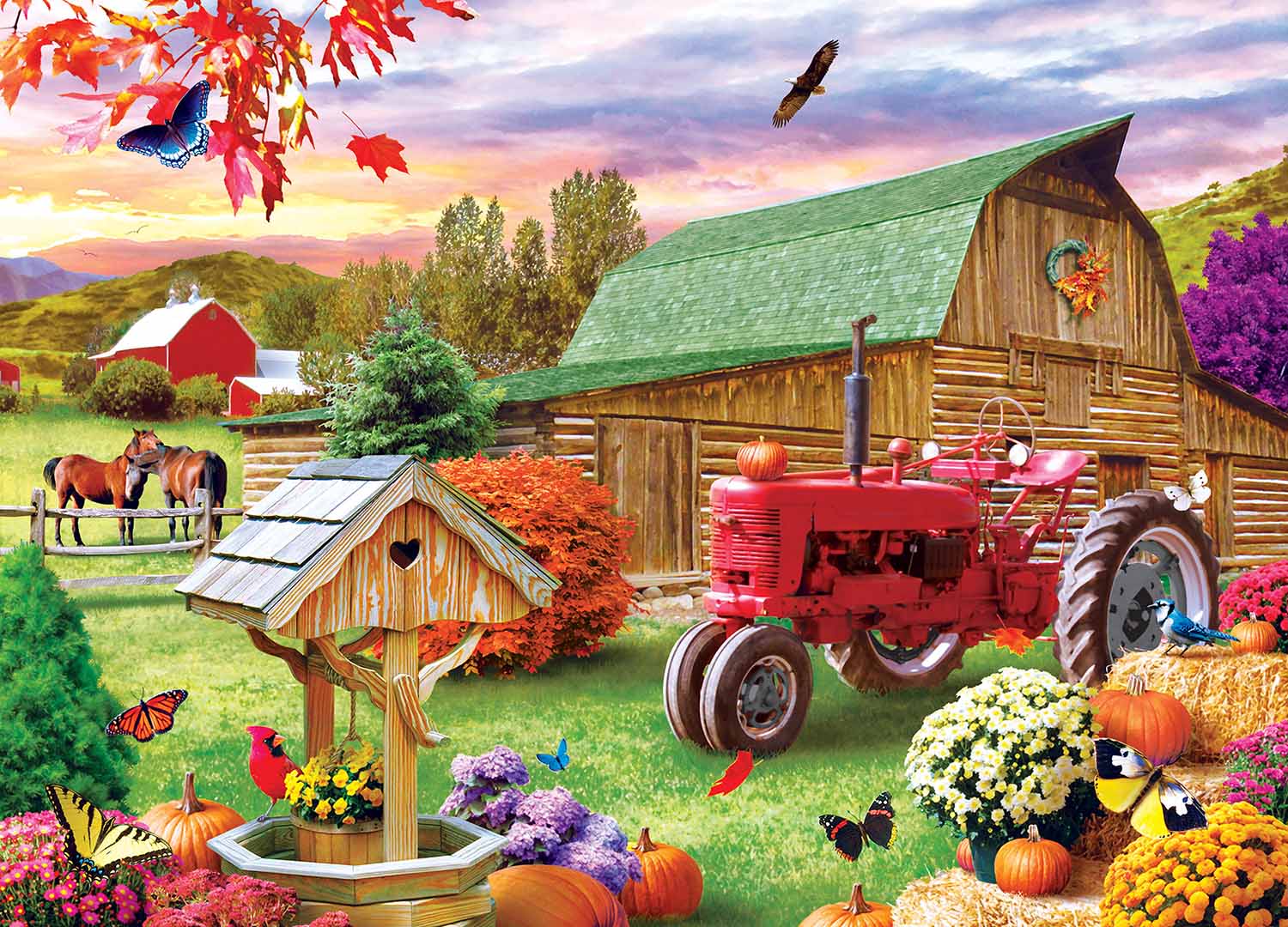 Harvest Ranch Farm Jigsaw Puzzle