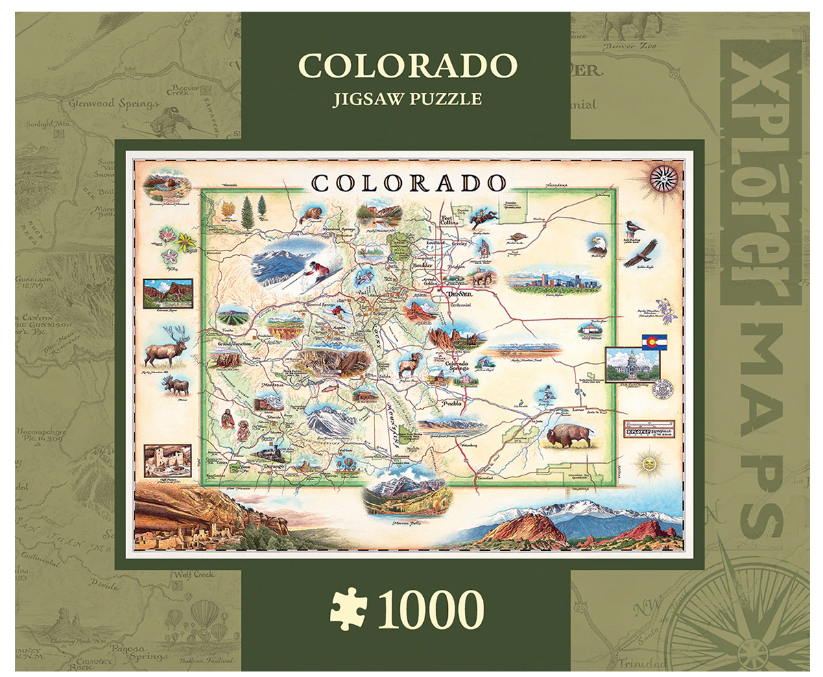 Colorado - Scratch and Dent Maps & Geography Jigsaw Puzzle