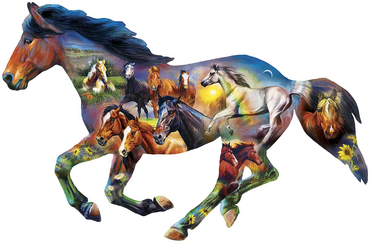 Wild Horse - Scratch and Dent Horse Shaped Puzzle