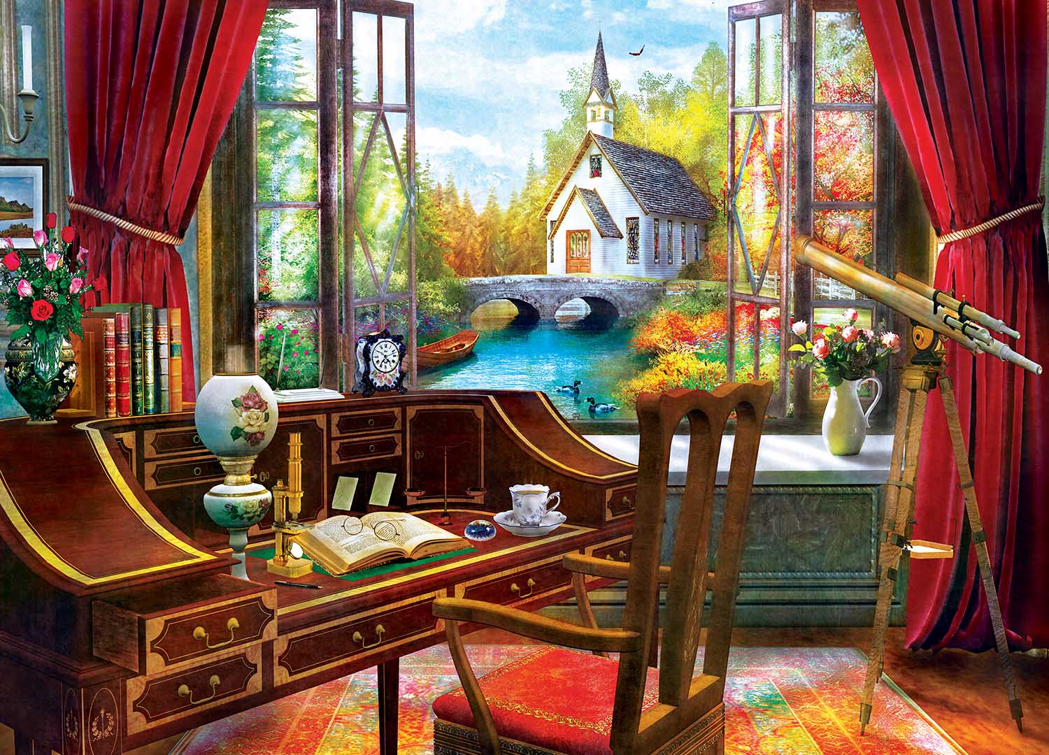 The Study View Religious Jigsaw Puzzle