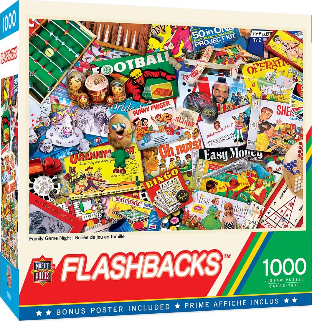 Family Game Night Nostalgic & Retro