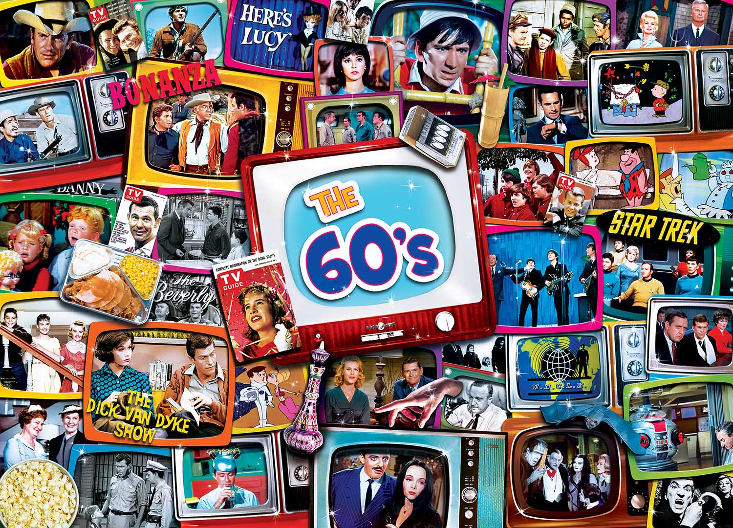 60s Shows Movies & TV Jigsaw Puzzle