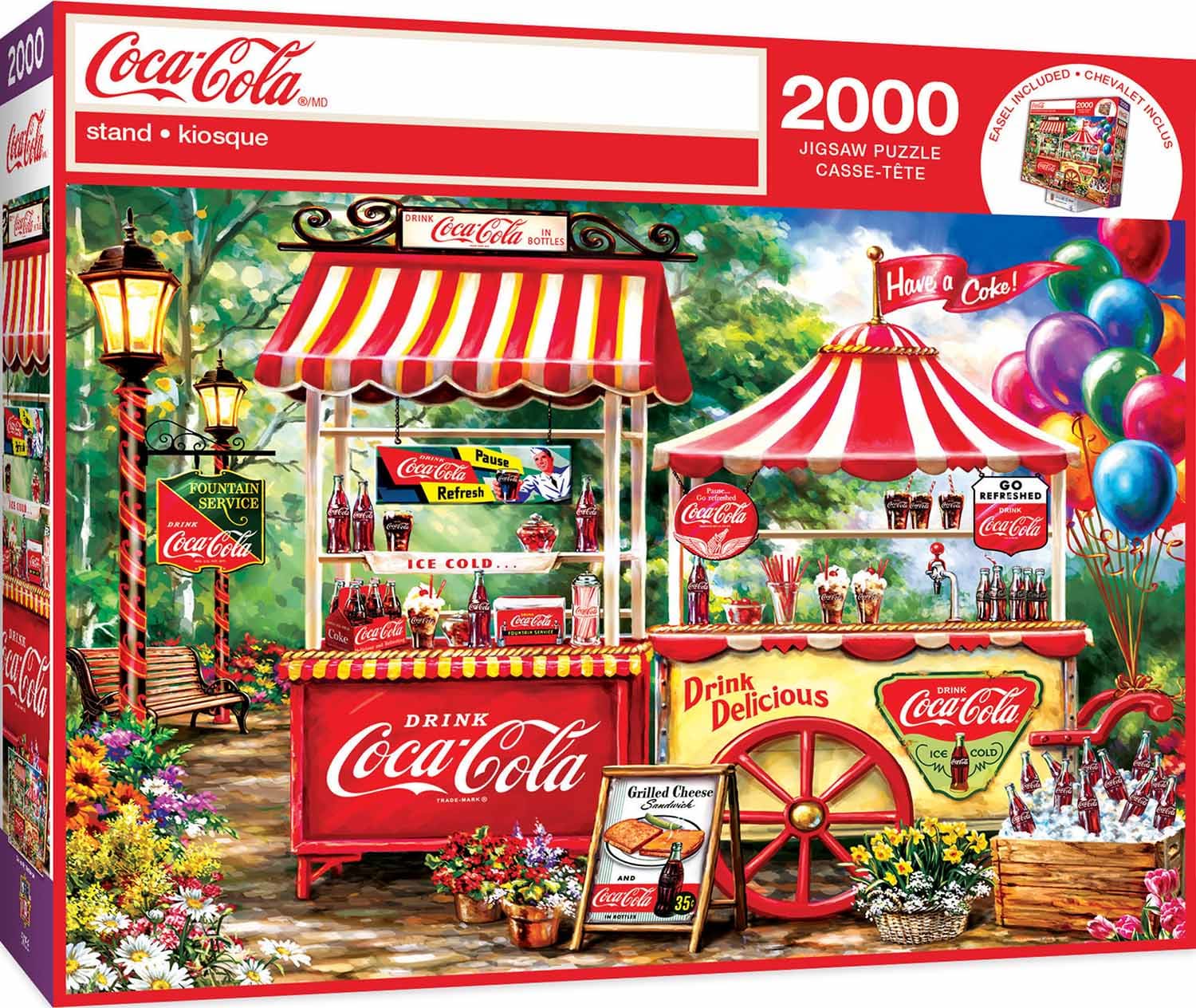 Coca-Cola Stand - 2000 Piece Jigsaw Puzzle by MasterPieces