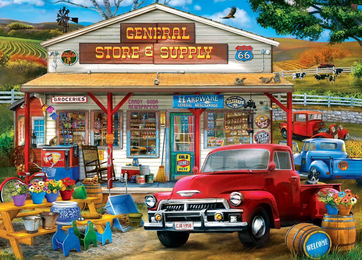 Countryside Store & Supply General Store Jigsaw Puzzle