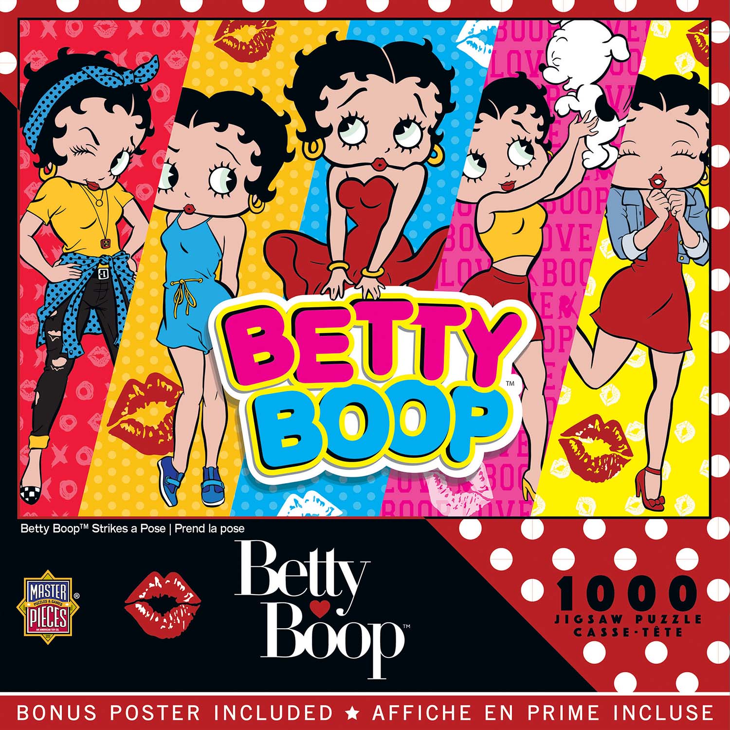 Betty Boop Strikes a Pose, 1000 Pieces, MasterPieces | Puzzle Warehouse