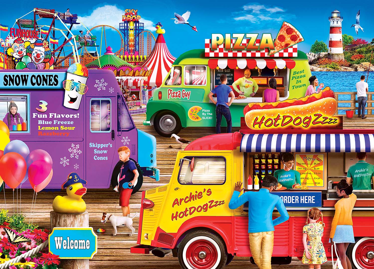 Carnival Treats - Scratch and Dent Food and Drink Jigsaw Puzzle