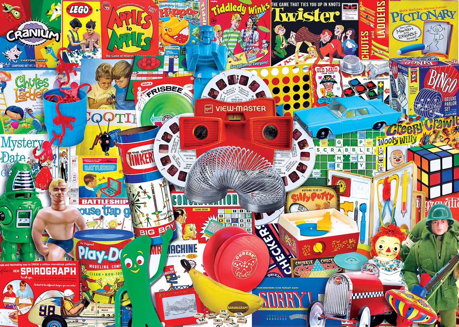 Let the Good Times Roll - Scratch and Dent Nostalgic & Retro Jigsaw Puzzle