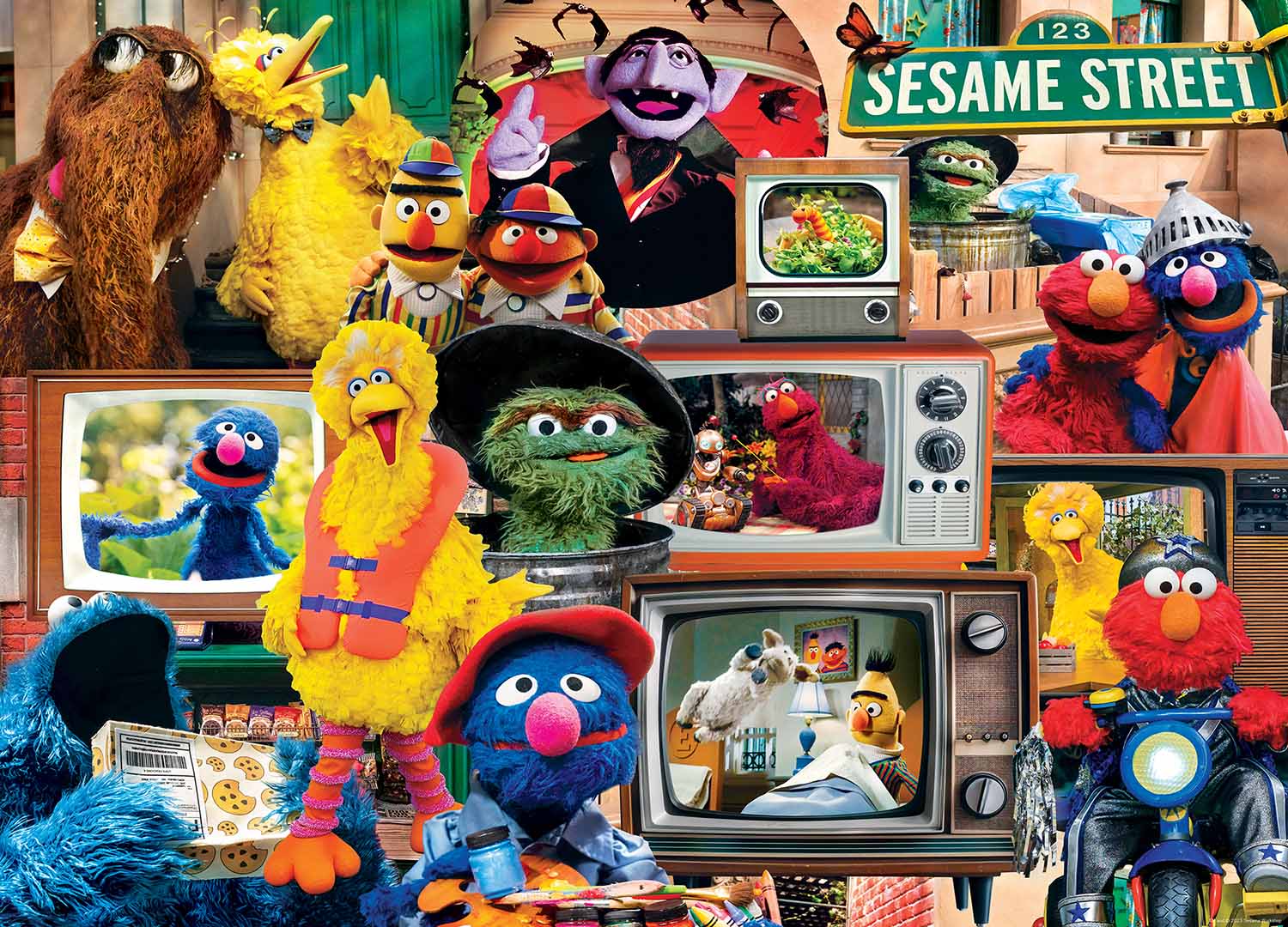 Sesame Street - Big Bird's Block Party Movies & TV Jigsaw Puzzle
