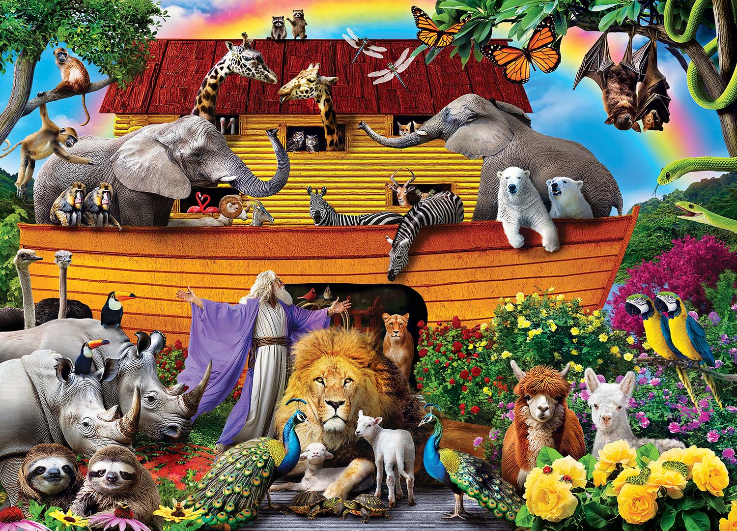 Inspirational - Noah's Ark Adventures Religious Jigsaw Puzzle