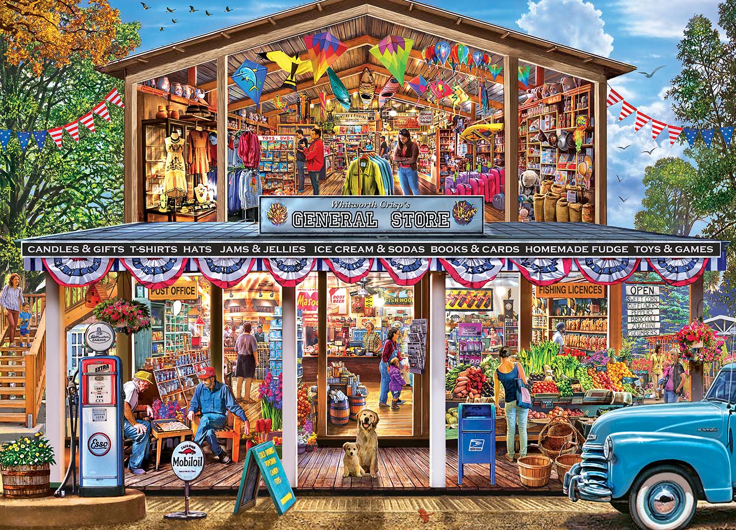 Inside Out - Hometown Market Nostalgic & Retro Jigsaw Puzzle