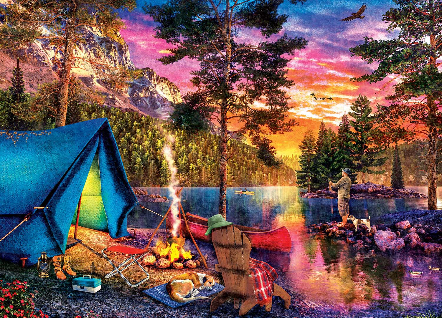 Realtree - Endless Summer Sunset Nature Jigsaw Puzzle