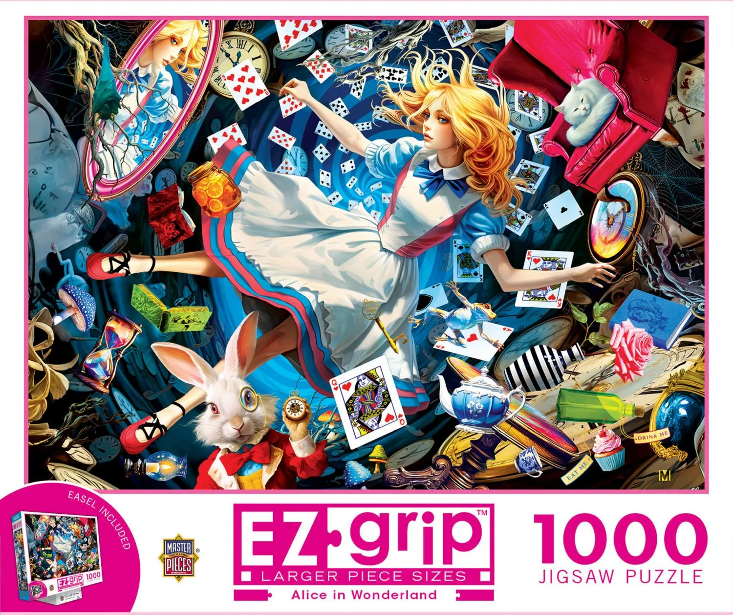 EZ Grip - Alice in Wonderland - 1000 Piece Jigsaw Puzzle by