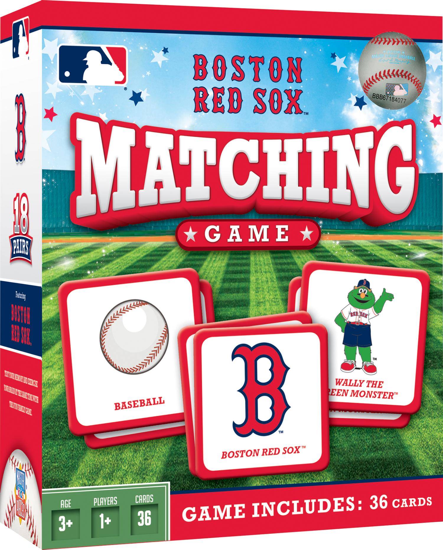 Boston Red Sox MLB Matching Game, MasterPieces | Puzzle Warehouse