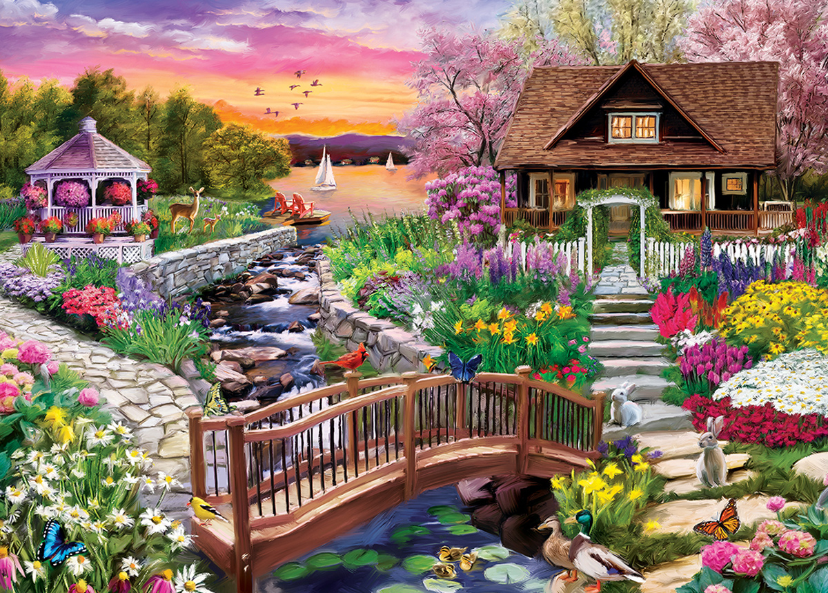 Spring On The Shore Spring Jigsaw Puzzle