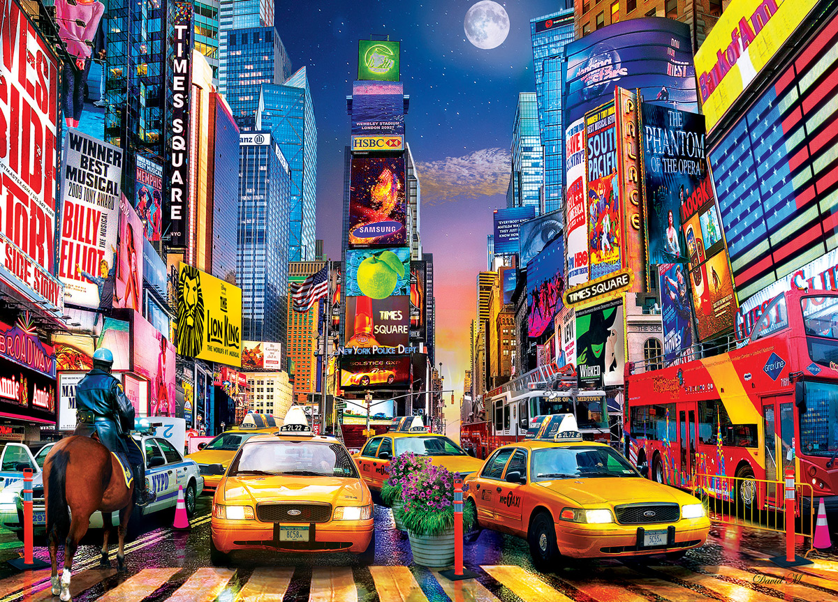 New York City Lights New York Jigsaw Puzzle