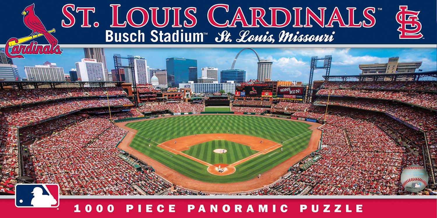 St. Louis Cardinals MLB Stadium Panoramics Center View, 1000 Pieces ...