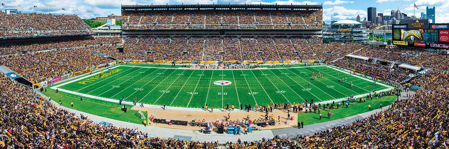 Pittsburgh Steelers NFL Stadium Center View Sports Jigsaw Puzzle