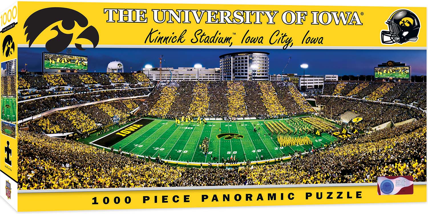 Iowa Hawkeyes NCAA Stadium Panoramics Center View, 1000 Pieces ...