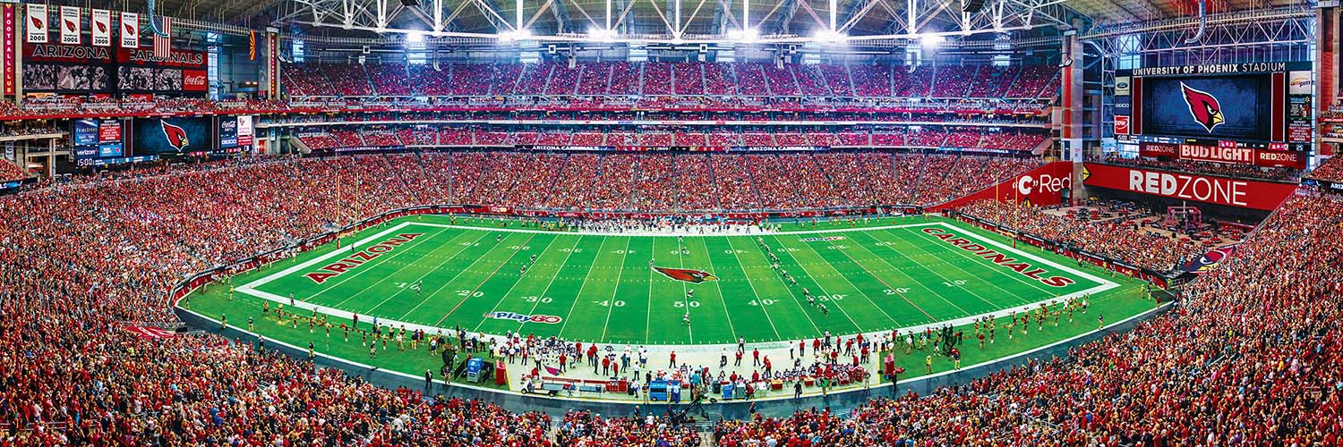 Arizona Cardinals NFL Stadium Panoramics Center View, 1000 Pieces ...