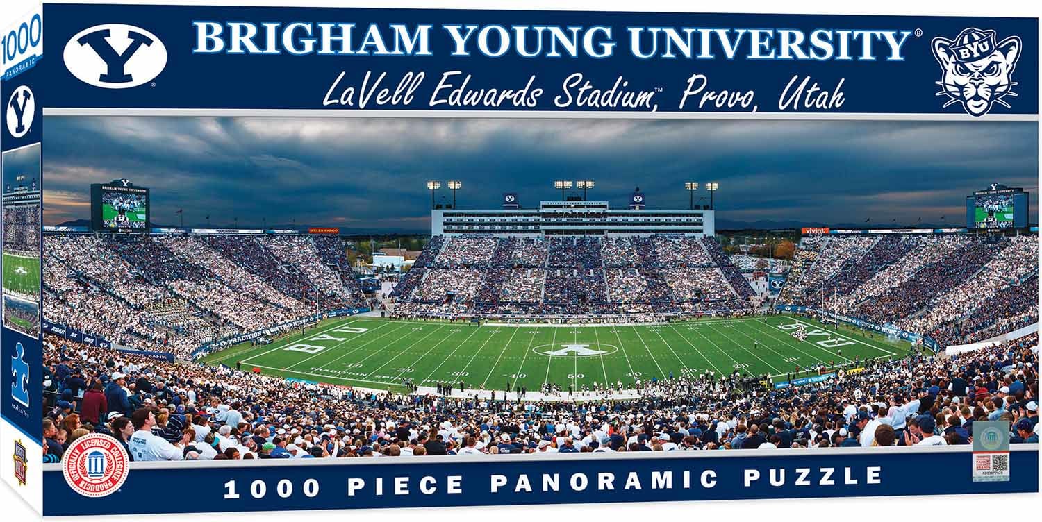 BYU Cougars NCAA Stadium Panoramics Center View - Scratch and Dent Sports