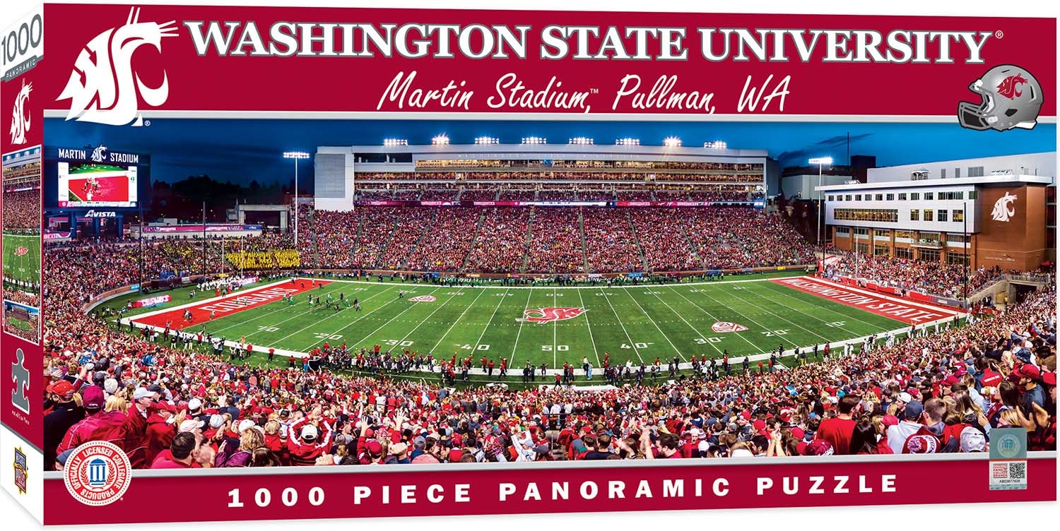 Washington State Cougars NCAA Stadium Panoramics Center View - Scratch and Dent Sports