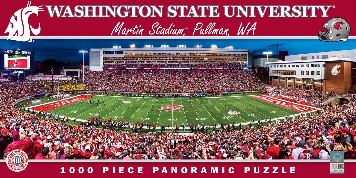 Washington State Cougars NCAA Stadium Panoramics Center View - Scratch and Dent Sports
