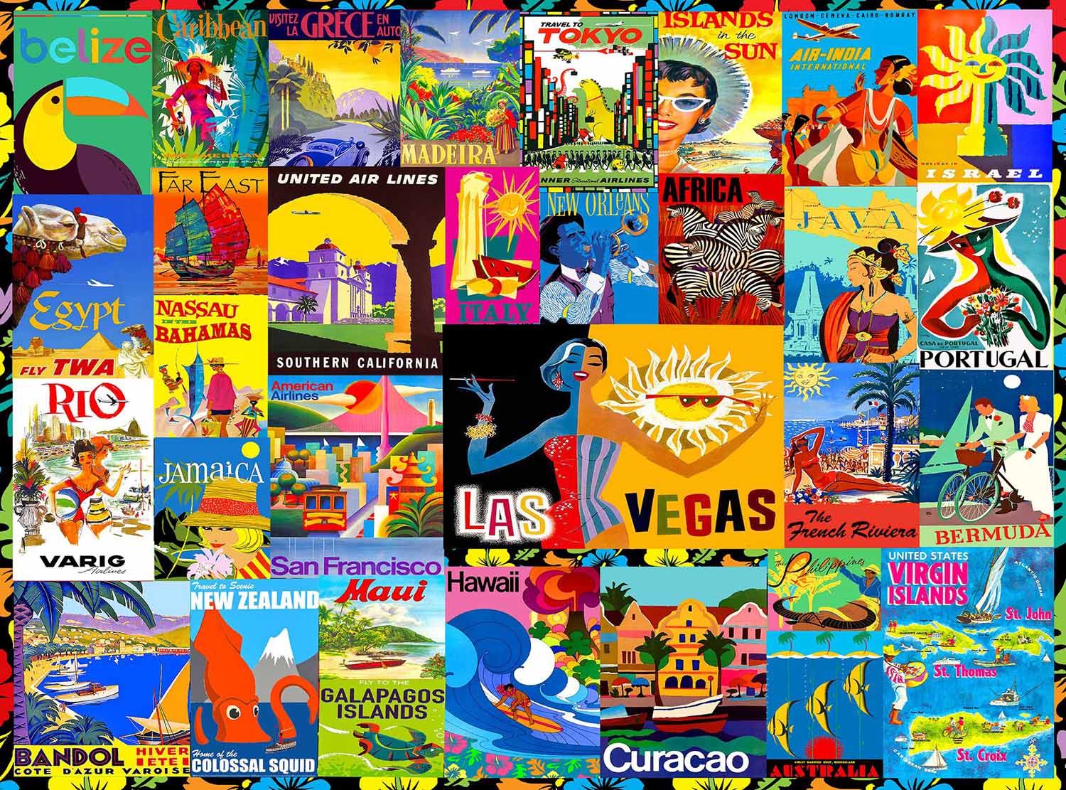 Exotic Travels Travel Jigsaw Puzzle