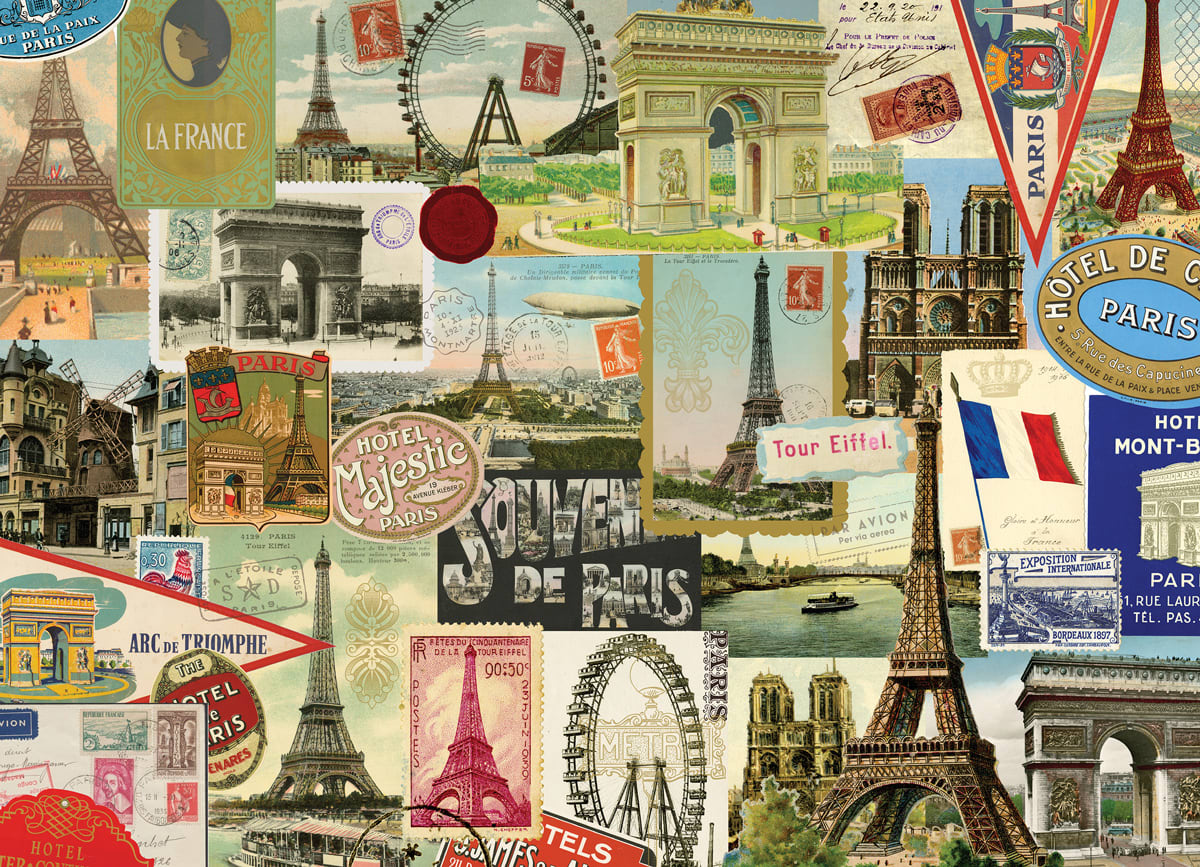 Vintage Paris Landmarks & Monuments
