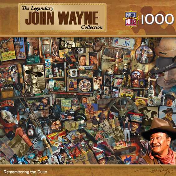 John Wayne - Remembering the Duke - Scratch and Dent Famous People Jigsaw Puzzle