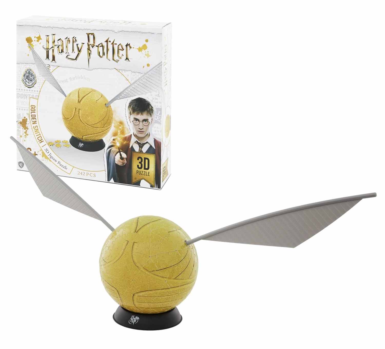 3D Harry Potter Golden Snitch, 250 Pieces, 4D Cityscape Inc. | Puzzle  Warehouse