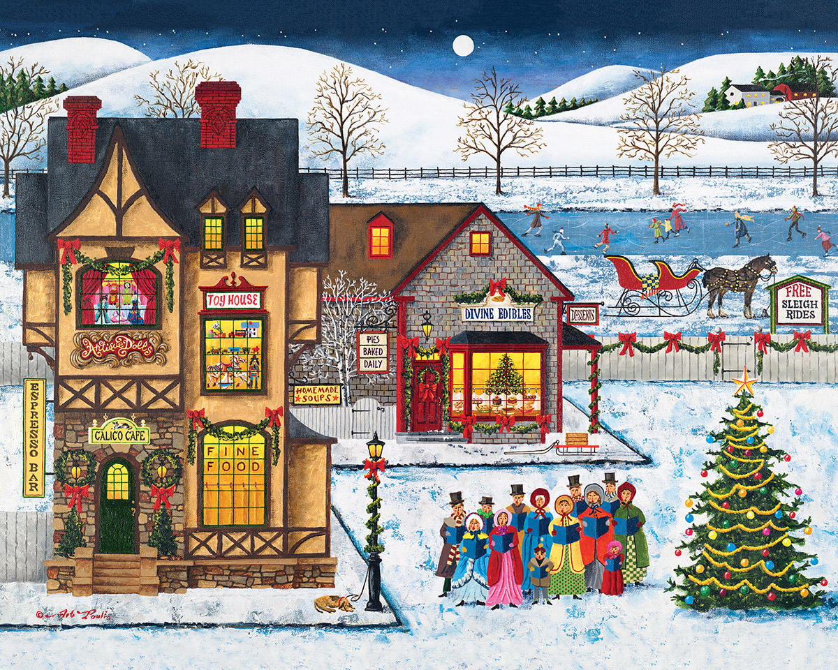 Deck the Halls Christmas Jigsaw Puzzle By RoseArt
