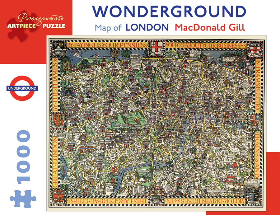 London London & United Kingdom Panoramic Puzzle By Clementoni