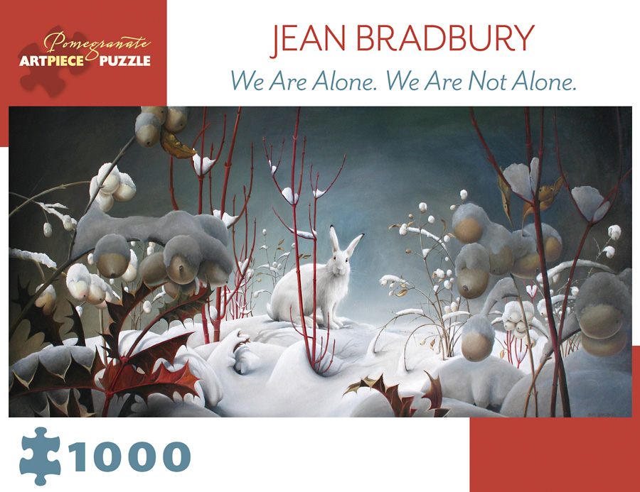 We are Alone.  We Are Not Alone. Winter Jigsaw Puzzle