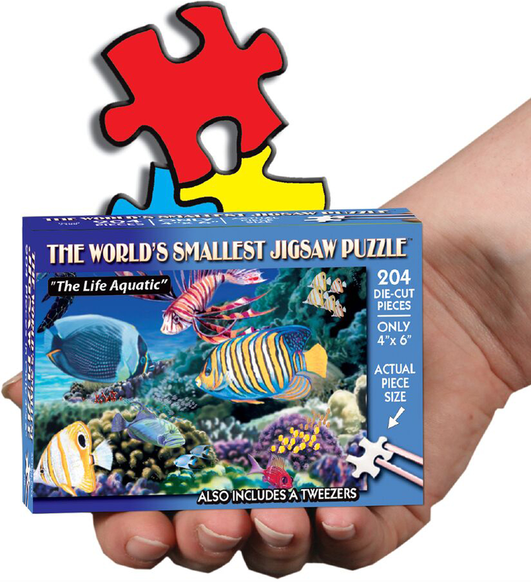 World's Smallest Jigsaw Puzzle - The Life Aquatic Mini Puzzle Sea Life Jigsaw Puzzle