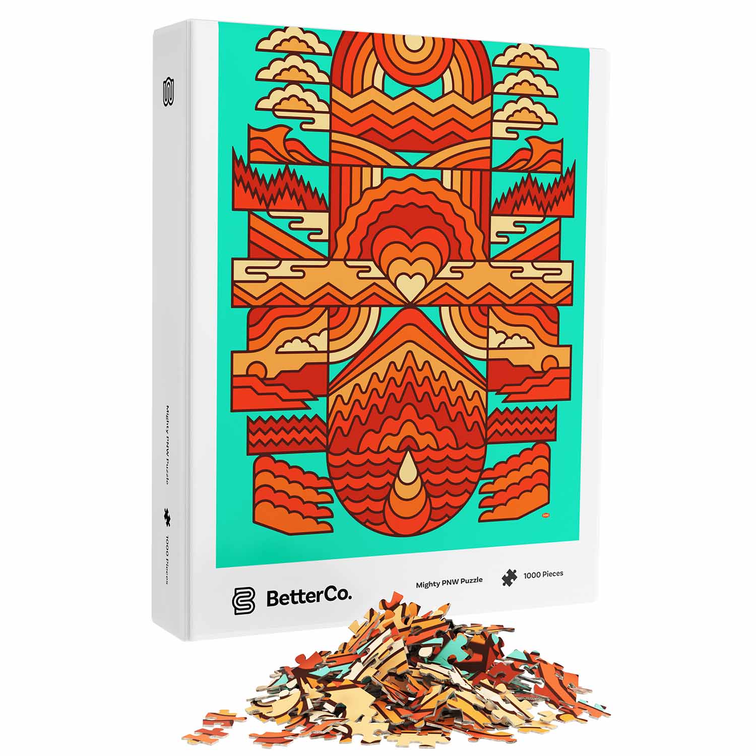 Mighty PNW Contemporary & Modern Art Jigsaw Puzzle