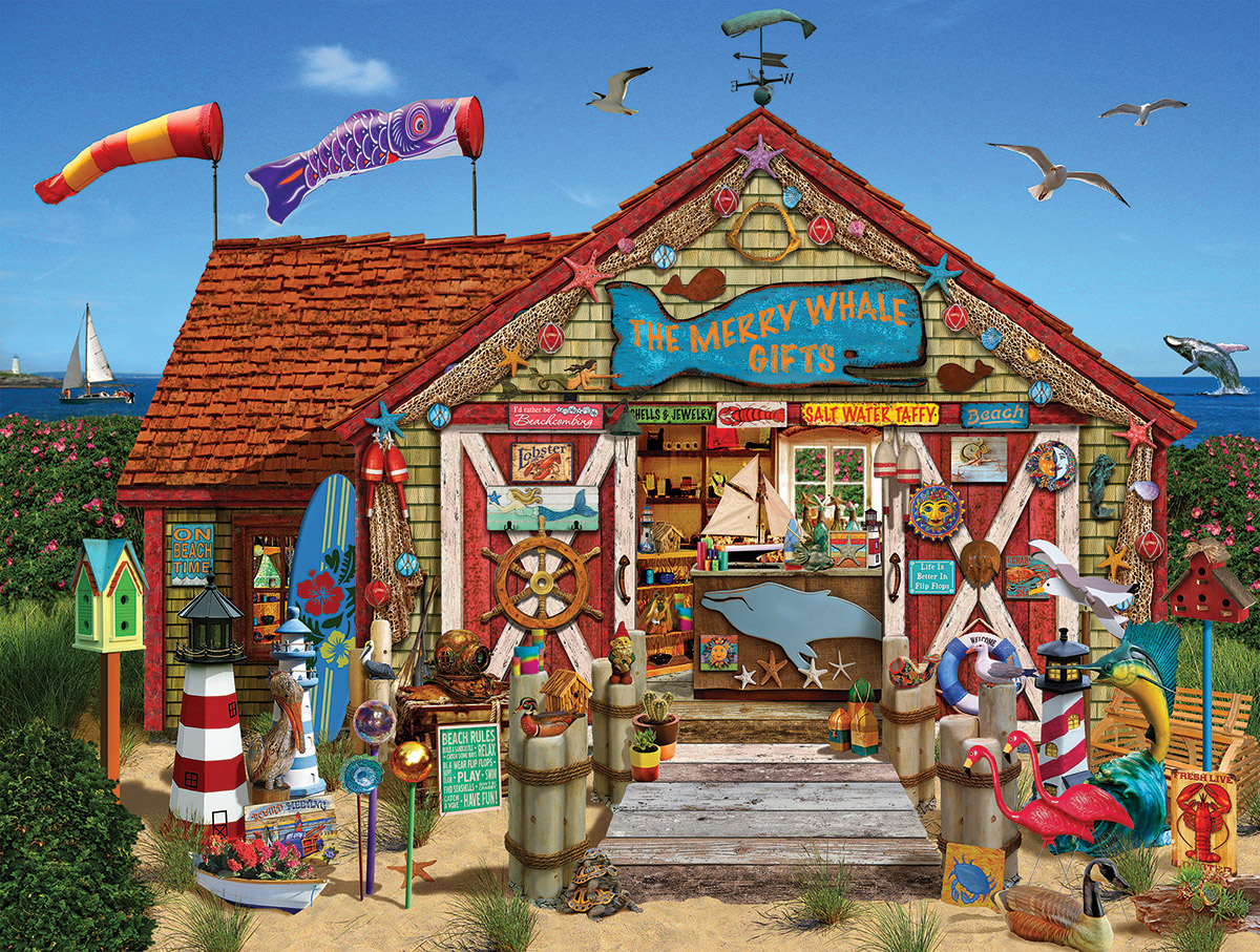 Wit's End Beach & Ocean Jigsaw Puzzle By Heritage Puzzles
