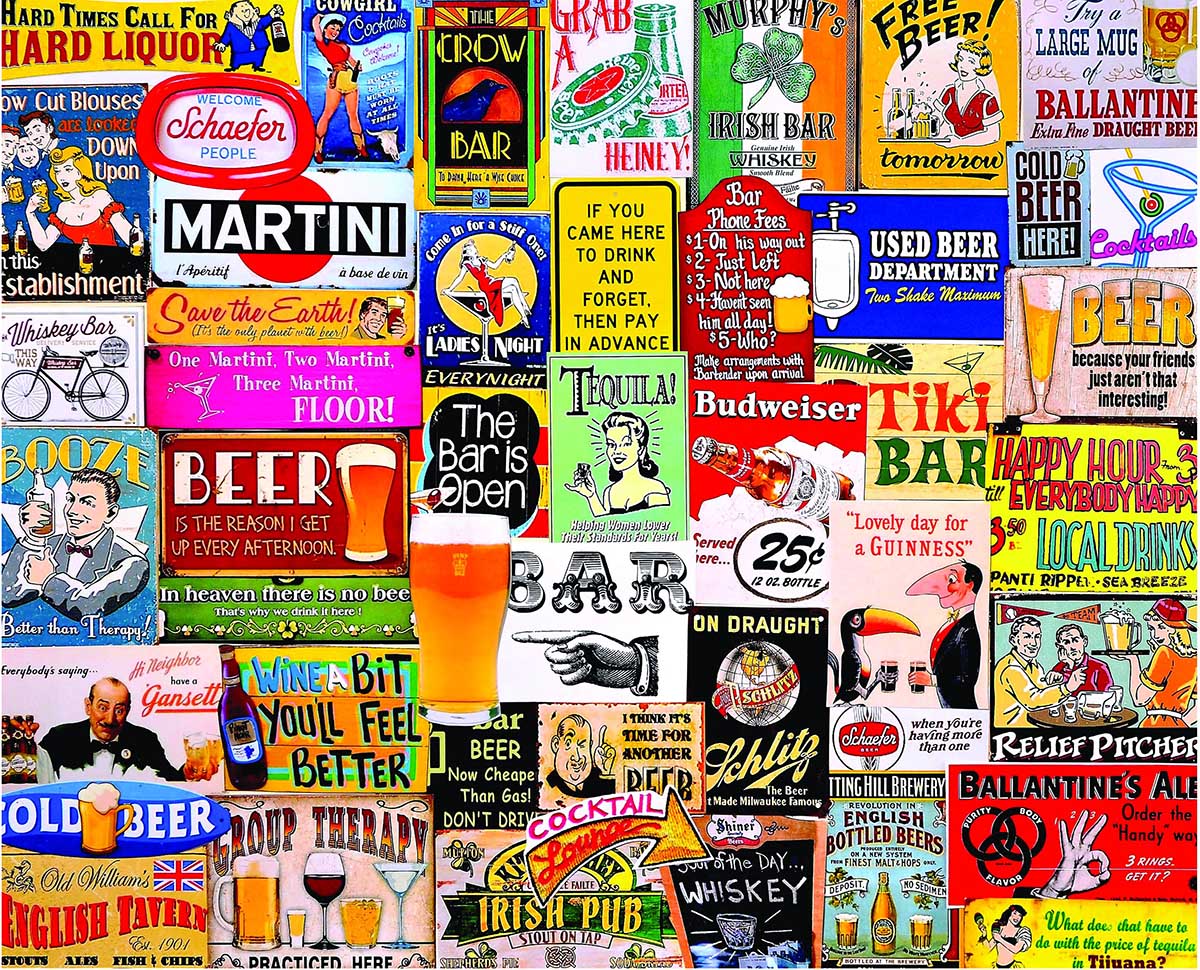 Beer Collection Drinks & Adult Beverage Jigsaw Puzzle By Cobble Hill