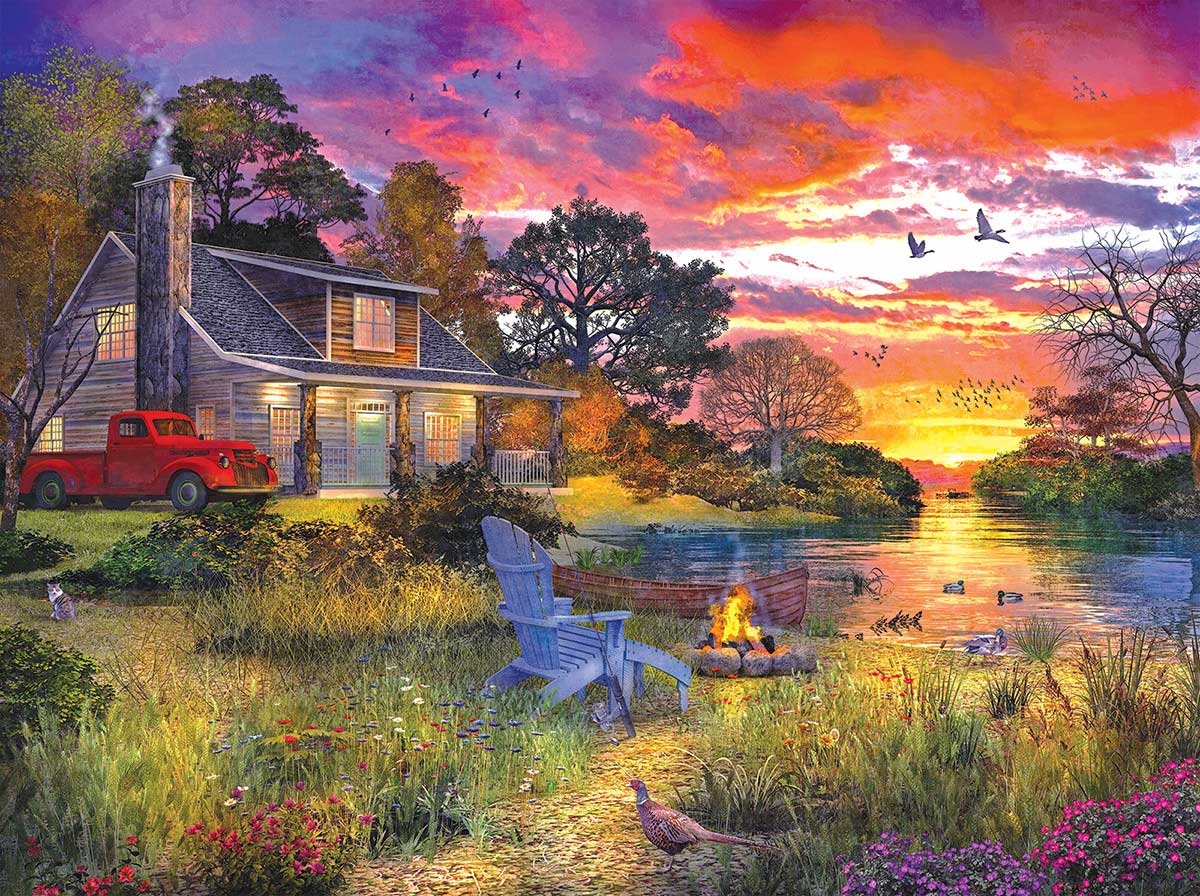 Big Bear Cabins Cabin & Cottage Jigsaw Puzzle By SunsOut