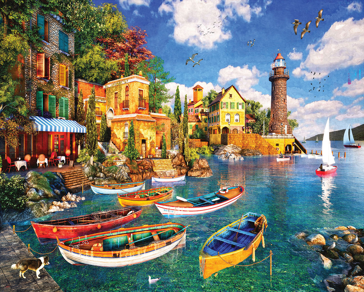 Dog Day Afternoon Lakes & Rivers Jigsaw Puzzle By Cobble Hill