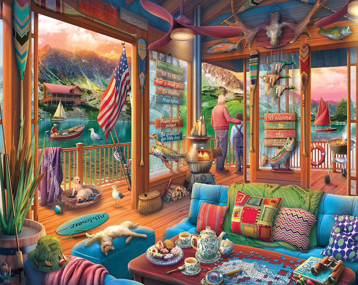Lakeside Cabin Lakes & Rivers