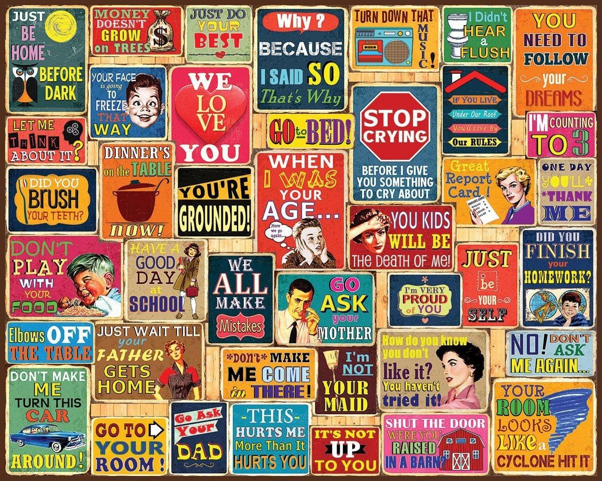 Things Parents Say Nostalgic & Retro