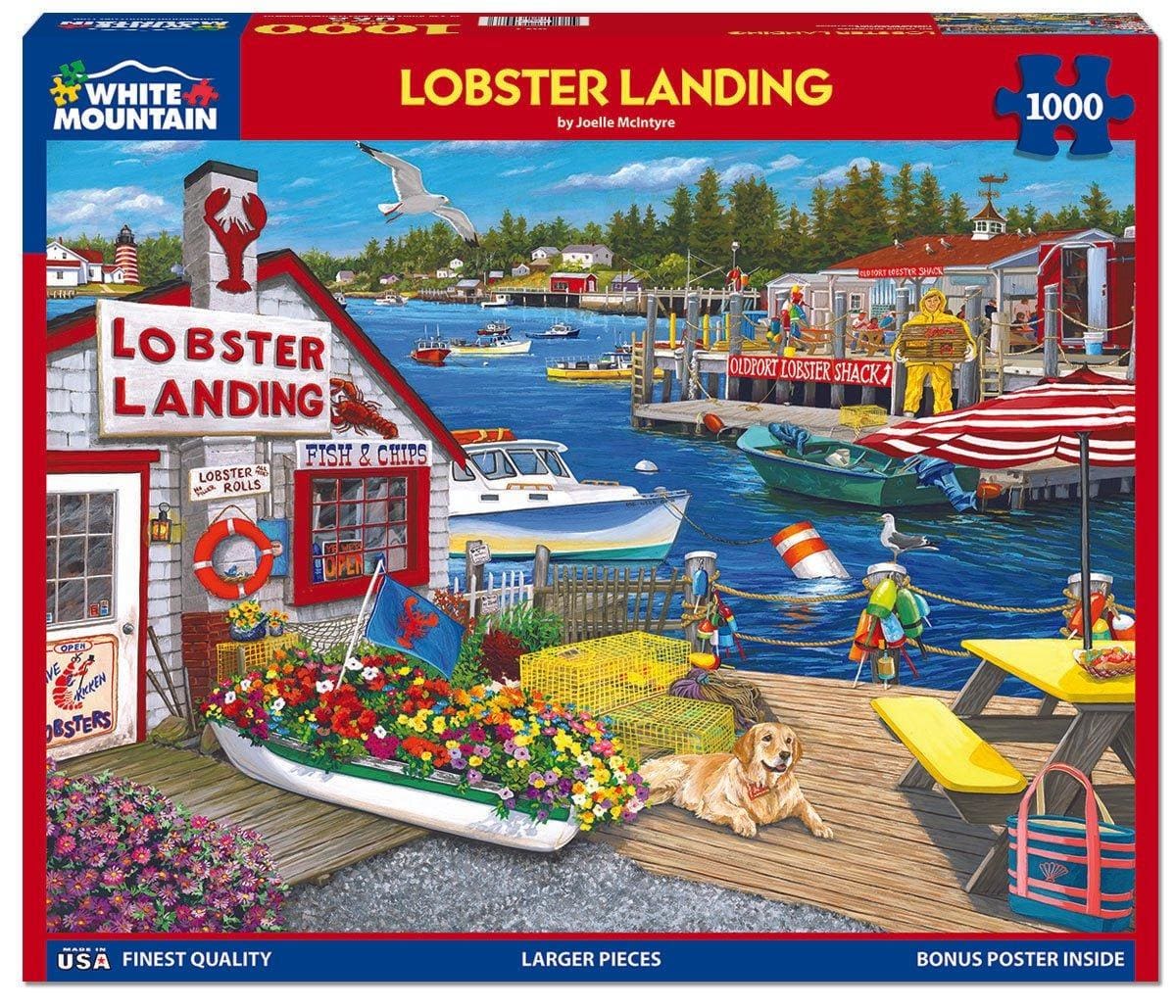 Lobster Landing - 1000 Piece Jigsaw Puzzle by White Mountain