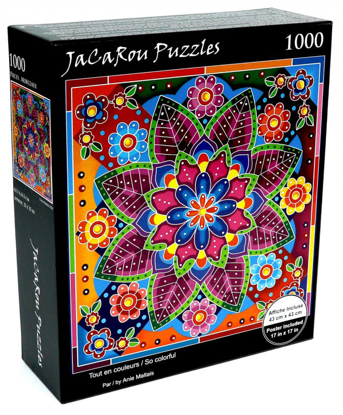 So Colorful - 1000 Piece Jigsaw Puzzle by Jacarou Puzzles