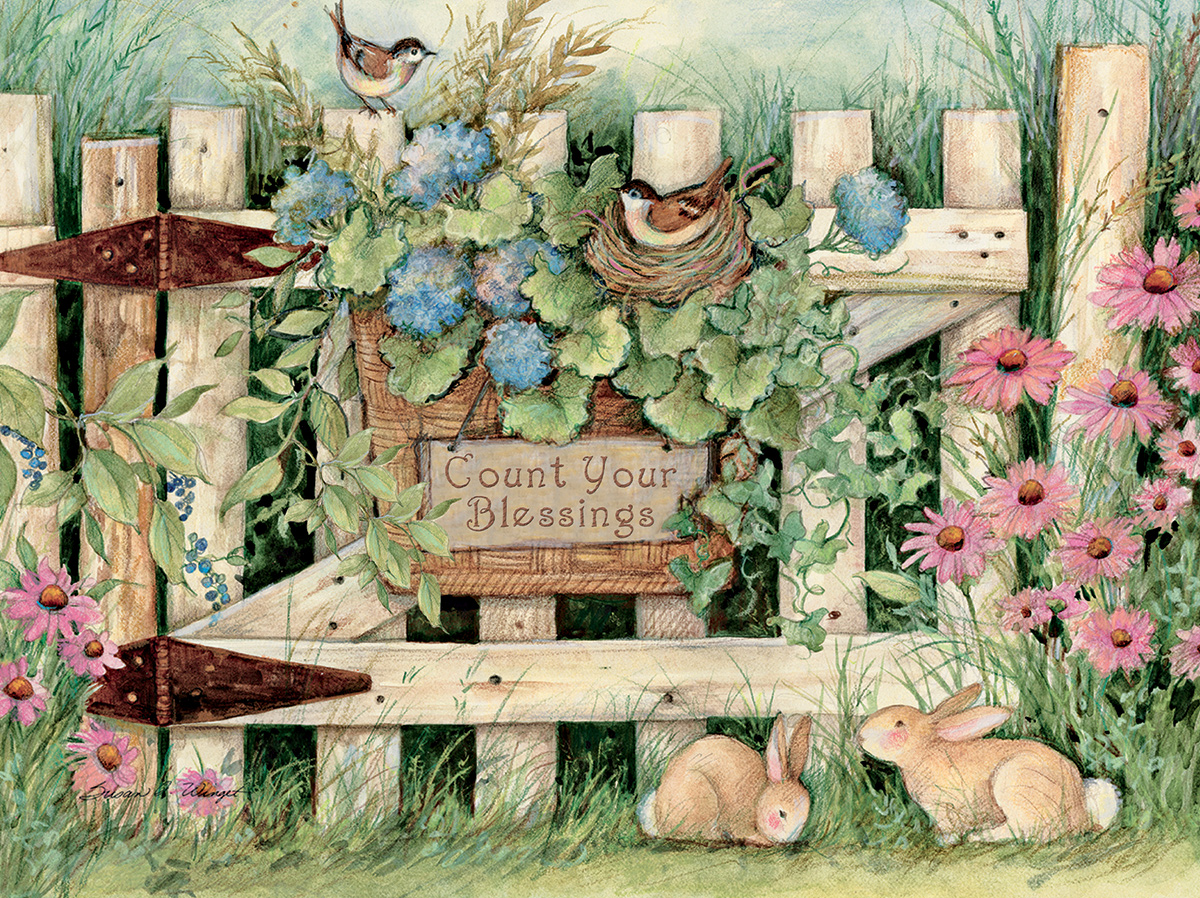 Garden Gate, 500 Pieces, Lang | Puzzle Warehouse