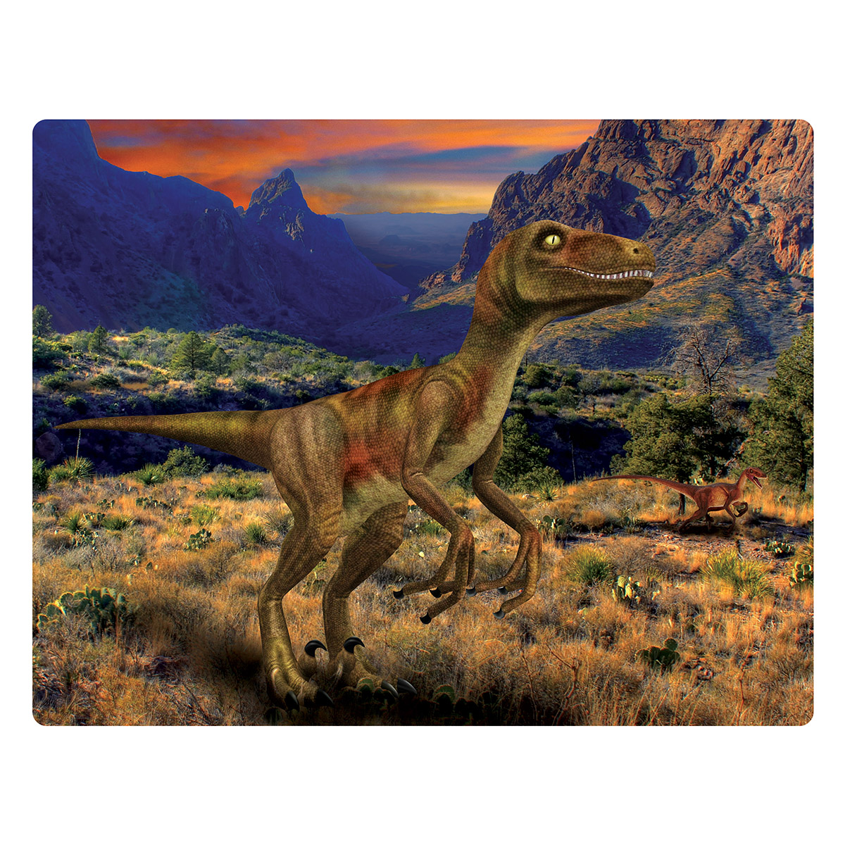 Velociraptor Dinosaurs Jigsaw Puzzle