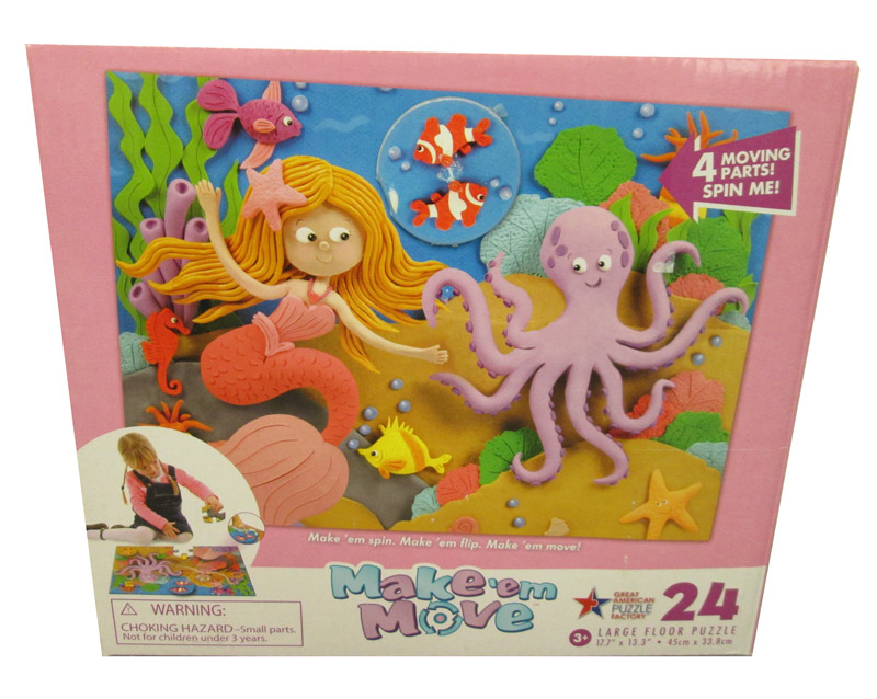 Make em Move - Mermaid - Scratch and Dent Jigsaw Puzzle